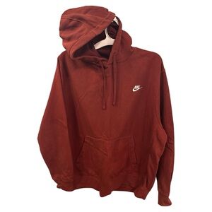 Nike Men's Burgundy Hoodie